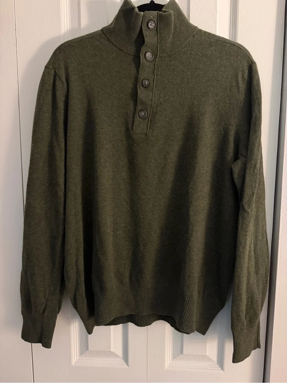 Banana Republic | Heritage 100% Merino Wool Half-Zip Sweater | L | Good